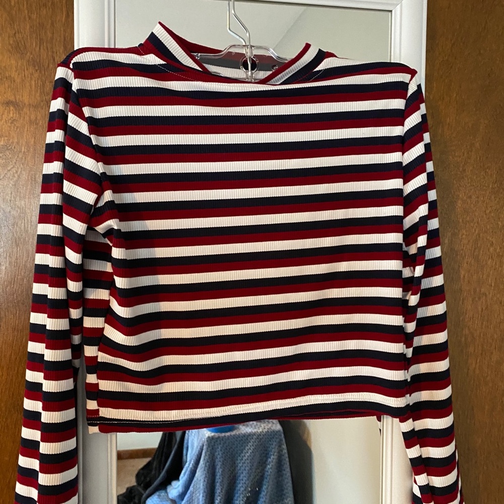 Long sleeve crop top
